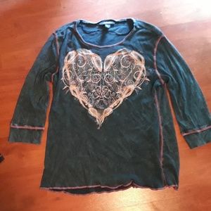 Style & Co. Size L. 3/4 sleeve shirt